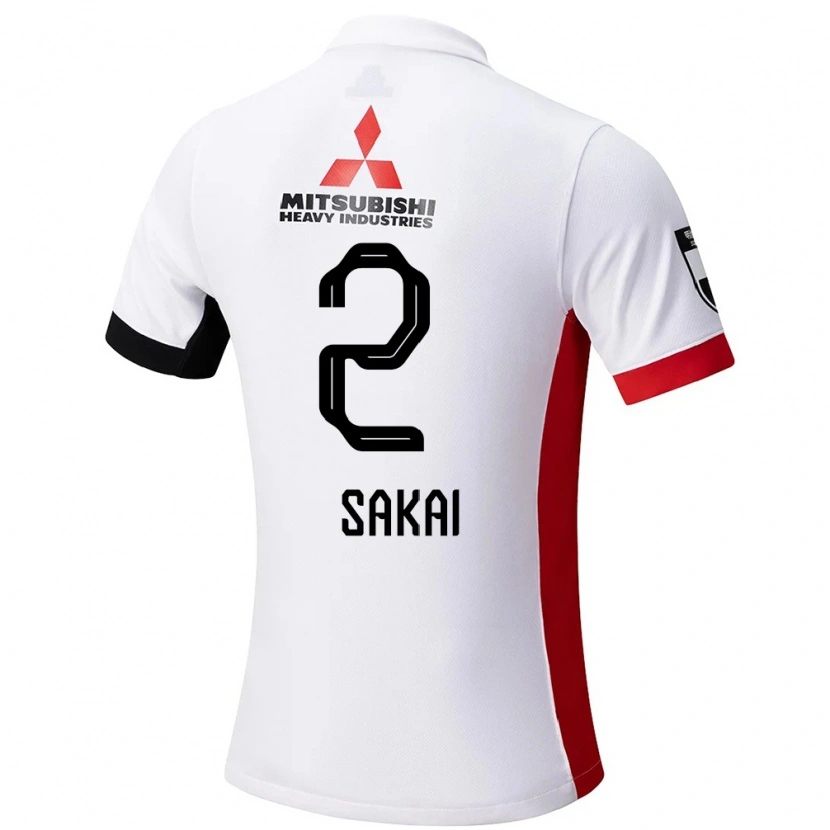 Danxen Dětské Hiroki Sakai #2 Červená Bílá Daleko Hráčské Dresy 2025/26 Dres