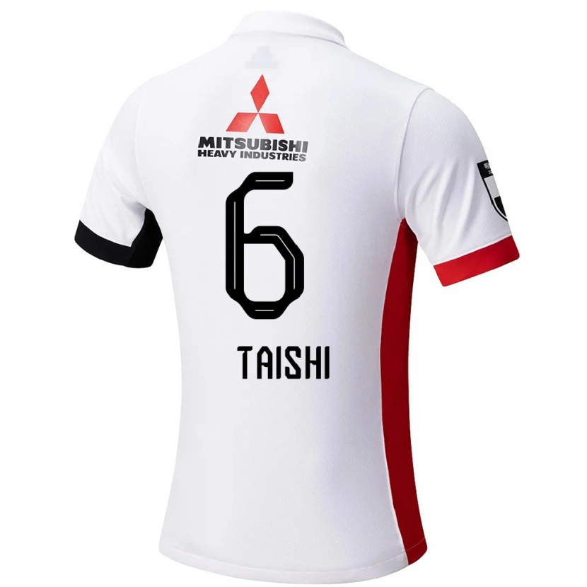 Danxen Dětské Taishi Matsumoto #6 Červená Bílá Daleko Hráčské Dresy 2025/26 Dres