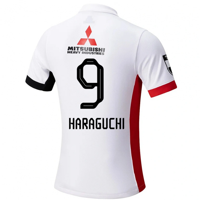 Danxen Dětské Genki Haraguchi #9 Červená Bílá Daleko Hráčské Dresy 2025/26 Dres