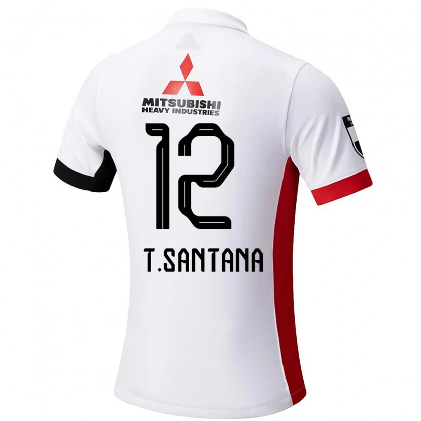 Danxen Dětské Thiago #12 Červená Bílá Daleko Hráčské Dresy 2025/26 Dres
