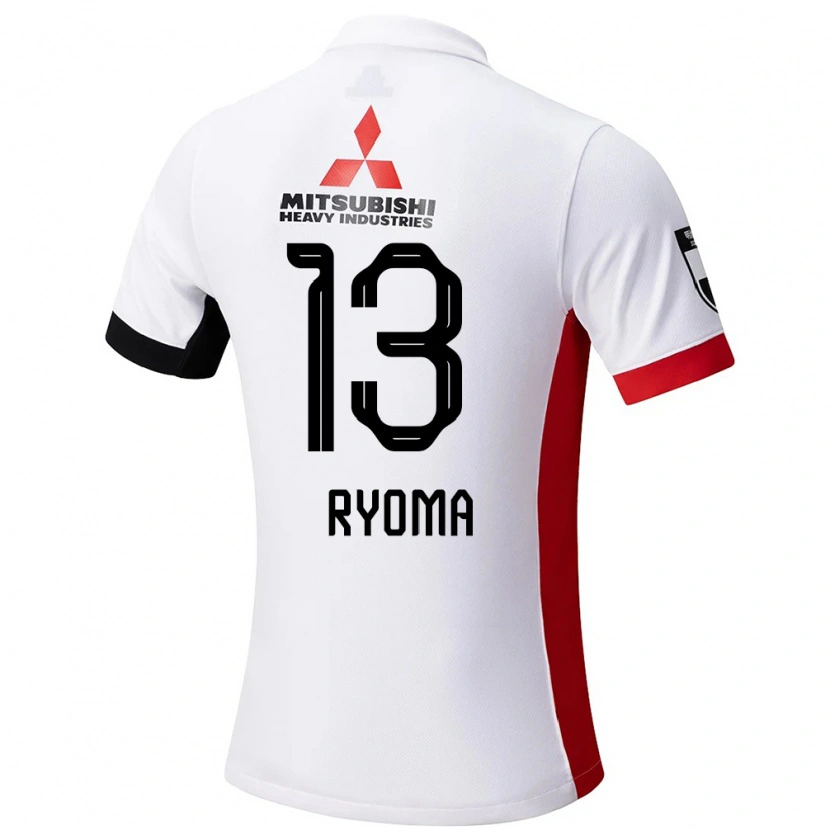 Danxen Dětské Ryoma Watanabe #13 Červená Bílá Daleko Hráčské Dresy 2025/26 Dres