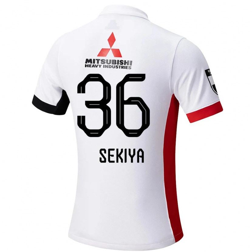 Danxen Dětské Hikaru Sekiya #36 Červená Bílá Daleko Hráčské Dresy 2025/26 Dres