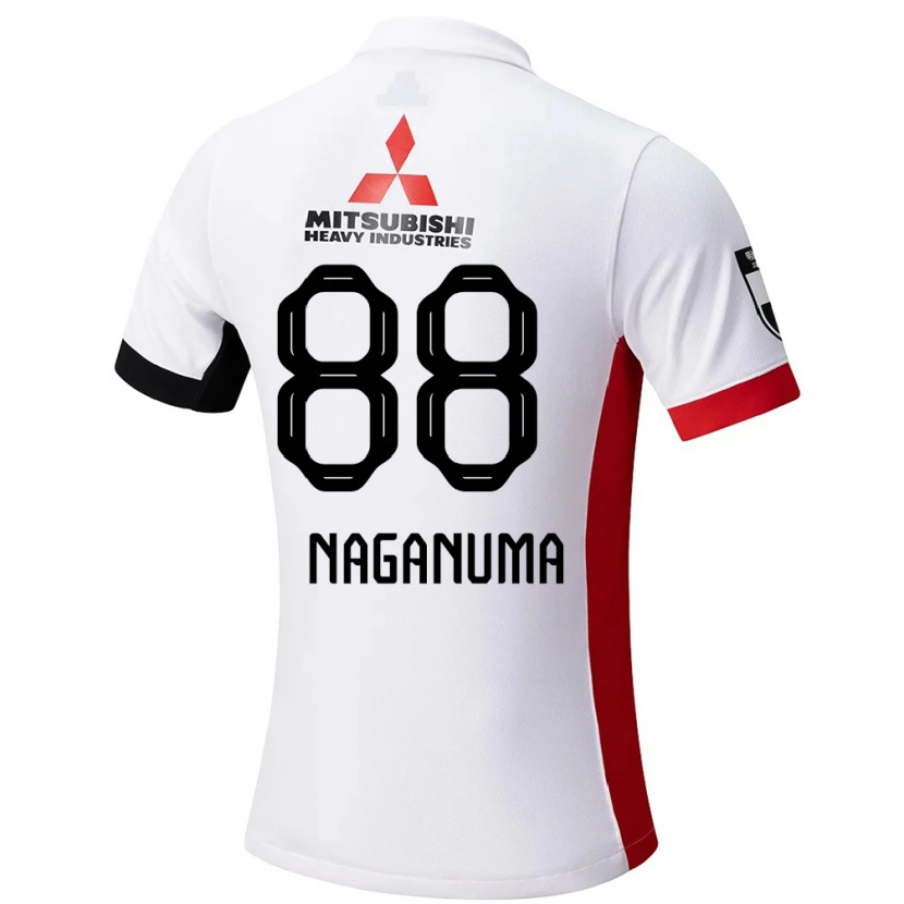 Danxen Dětské Yoichi Naganuma #88 Červená Bílá Daleko Hráčské Dresy 2025/26 Dres