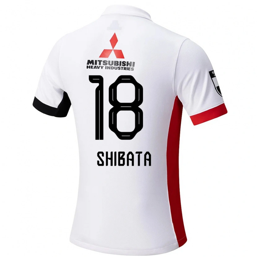 Danxen Dětské Hanae Shibata #18 Červená Bílá Daleko Hráčské Dresy 2025/26 Dres