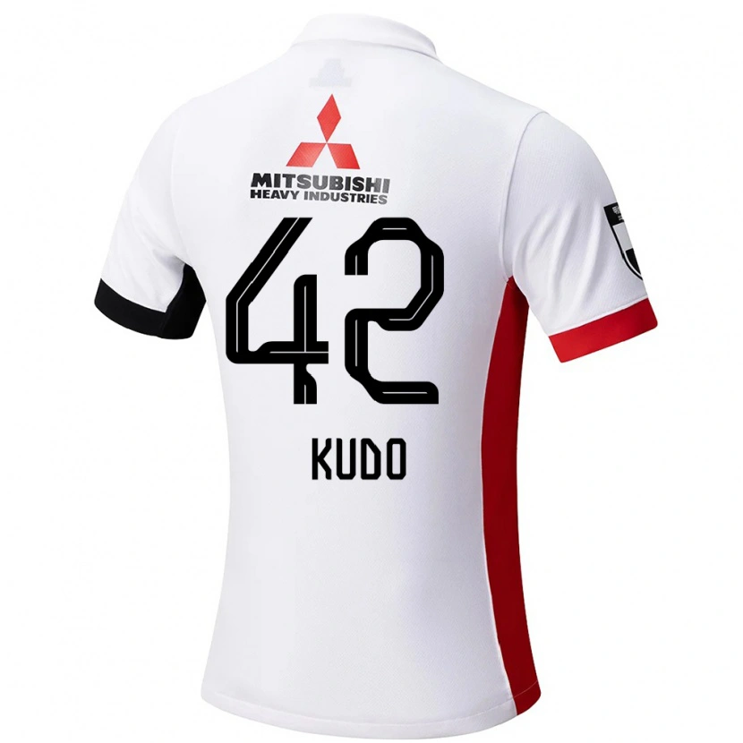 Danxen Dětské Kota Kudo #42 Červená Bílá Daleko Hráčské Dresy 2025/26 Dres