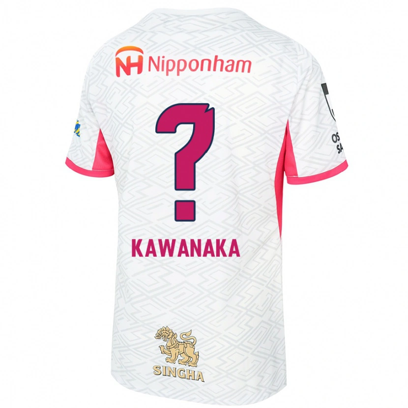 Danxen Dětské Aoto Kawanaka #0 Sakura Růžová Bílá Daleko Hráčské Dresy 2025/26 Dres