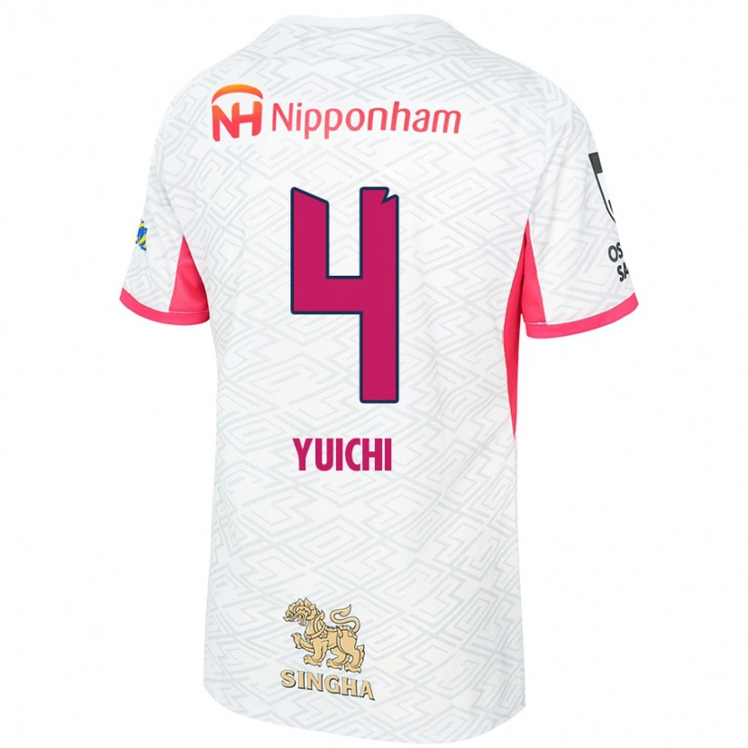 Danxen Dětské Yuichi Hirano #4 Sakura Růžová Bílá Daleko Hráčské Dresy 2025/26 Dres