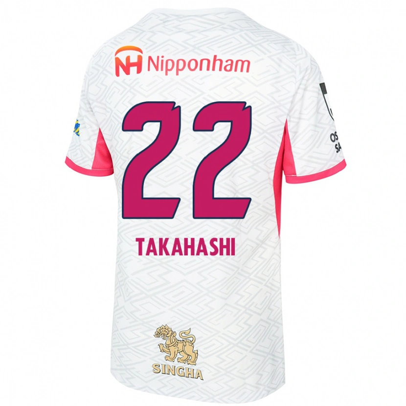 Danxen Dětské Niko Takahashi #22 Sakura Růžová Bílá Daleko Hráčské Dresy 2025/26 Dres