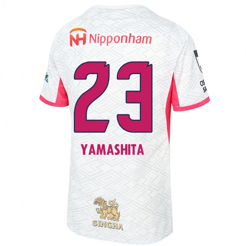 Danxen Dětské Tatsuya Yamashita #23 Sakura Růžová Bílá Daleko Hráčské Dresy 2025/26 Dres