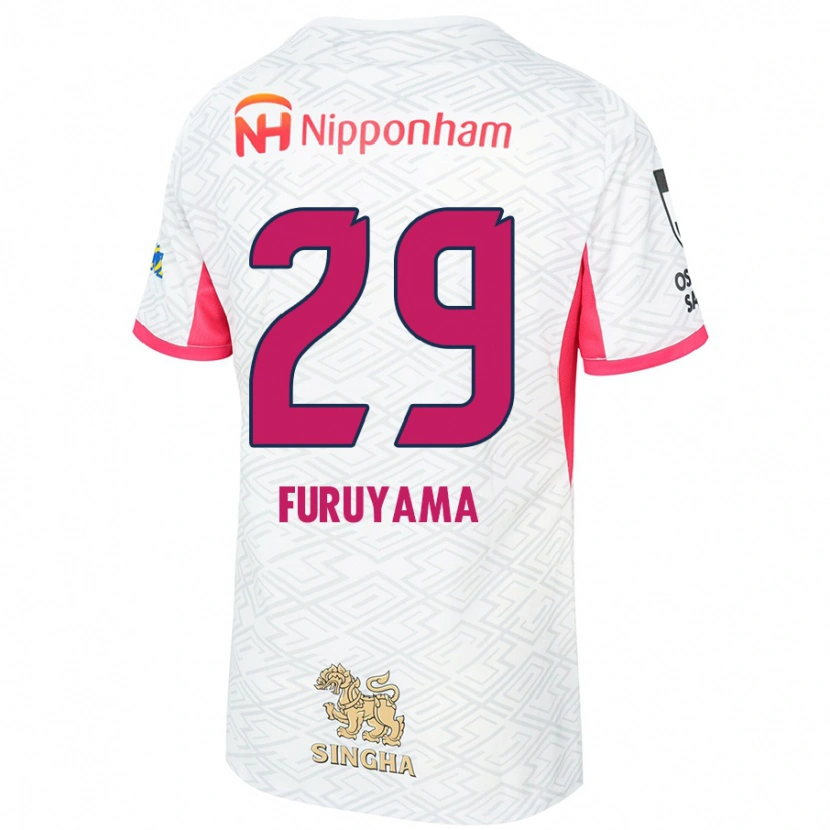 Danxen Dětské Kengo Furuyama #29 Sakura Růžová Bílá Daleko Hráčské Dresy 2025/26 Dres