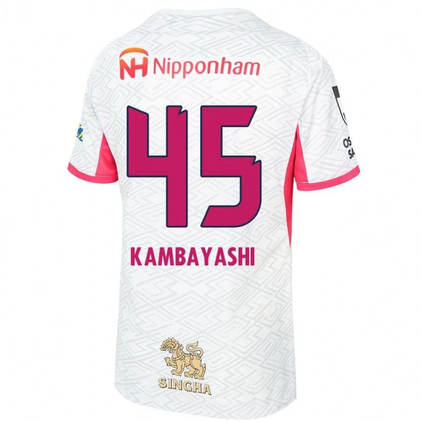 Danxen Dětské Go Kambayashi #45 Sakura Růžová Bílá Daleko Hráčské Dresy 2025/26 Dres