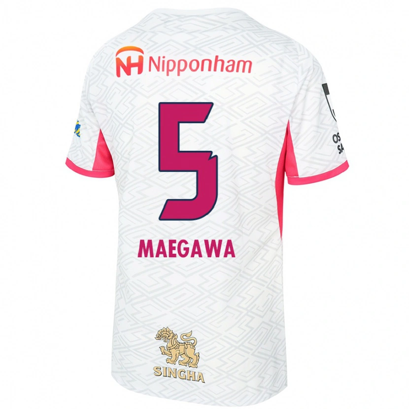 Danxen Dětské Miki Maegawa #5 Sakura Růžová Bílá Daleko Hráčské Dresy 2025/26 Dres
