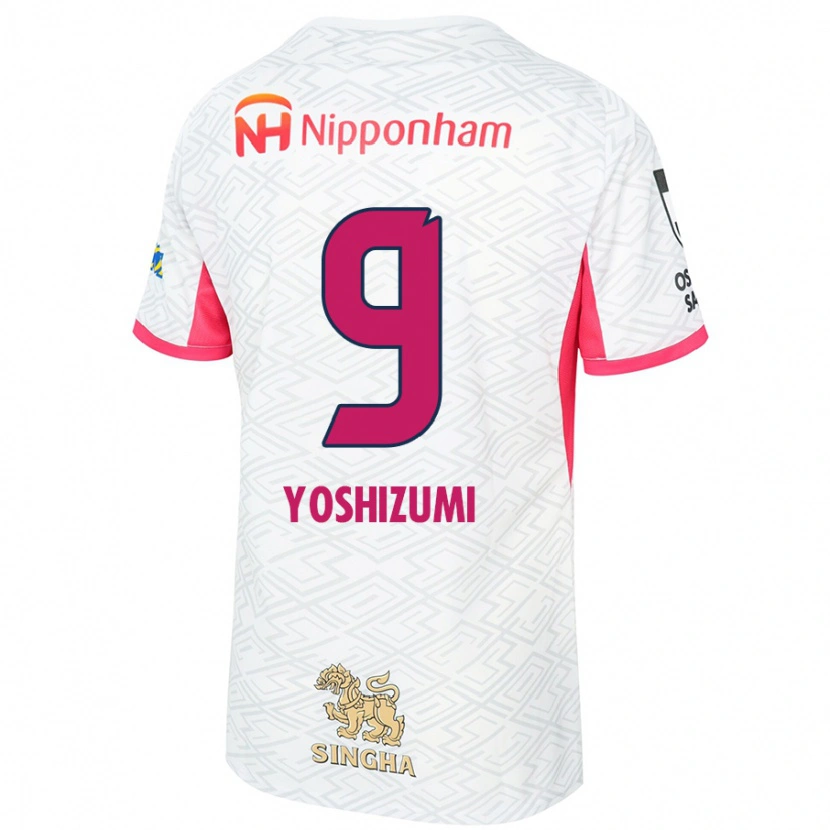 Danxen Dětské Warai Yoshizumi #9 Sakura Růžová Bílá Daleko Hráčské Dresy 2025/26 Dres