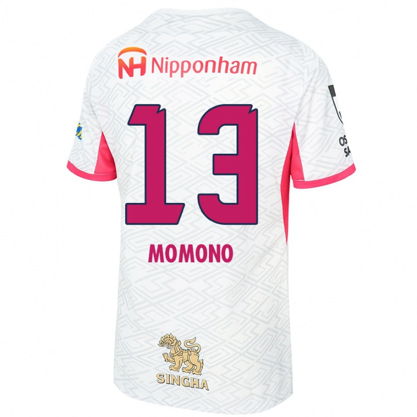 Danxen Dětské Miyuka Momono #13 Sakura Růžová Bílá Daleko Hráčské Dresy 2025/26 Dres