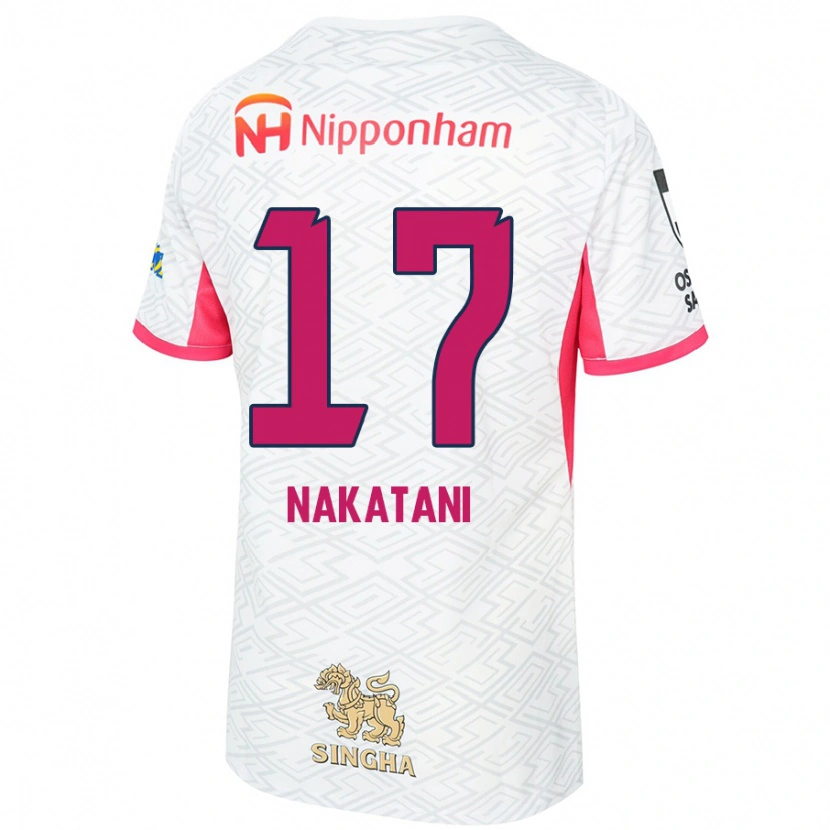 Danxen Dětské Rina Nakatani #17 Sakura Růžová Bílá Daleko Hráčské Dresy 2025/26 Dres