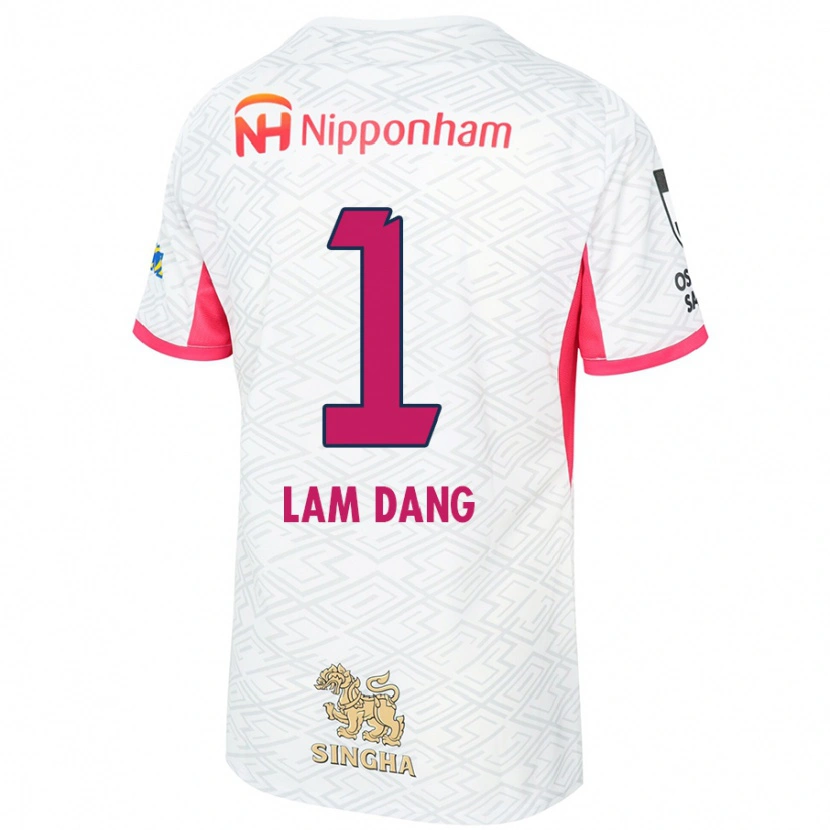 Danxen Dětské Van Lam Dang #1 Sakura Růžová Bílá Daleko Hráčské Dresy 2025/26 Dres