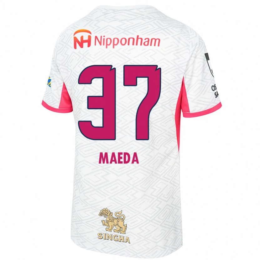 Danxen Dětské Ryudai Maeda #37 Sakura Růžová Bílá Daleko Hráčské Dresy 2025/26 Dres