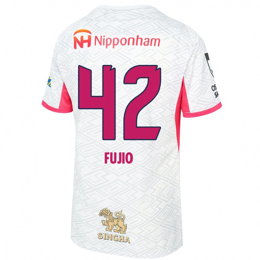 Danxen Dětské Shota Fujio #42 Sakura Růžová Bílá Daleko Hráčské Dresy 2025/26 Dres