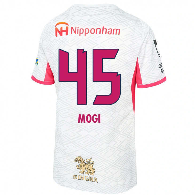 Danxen Dětské Shu Mogi #45 Bílá Sakura Růžová Daleko Hráčské Dresy 2025/26 Dres