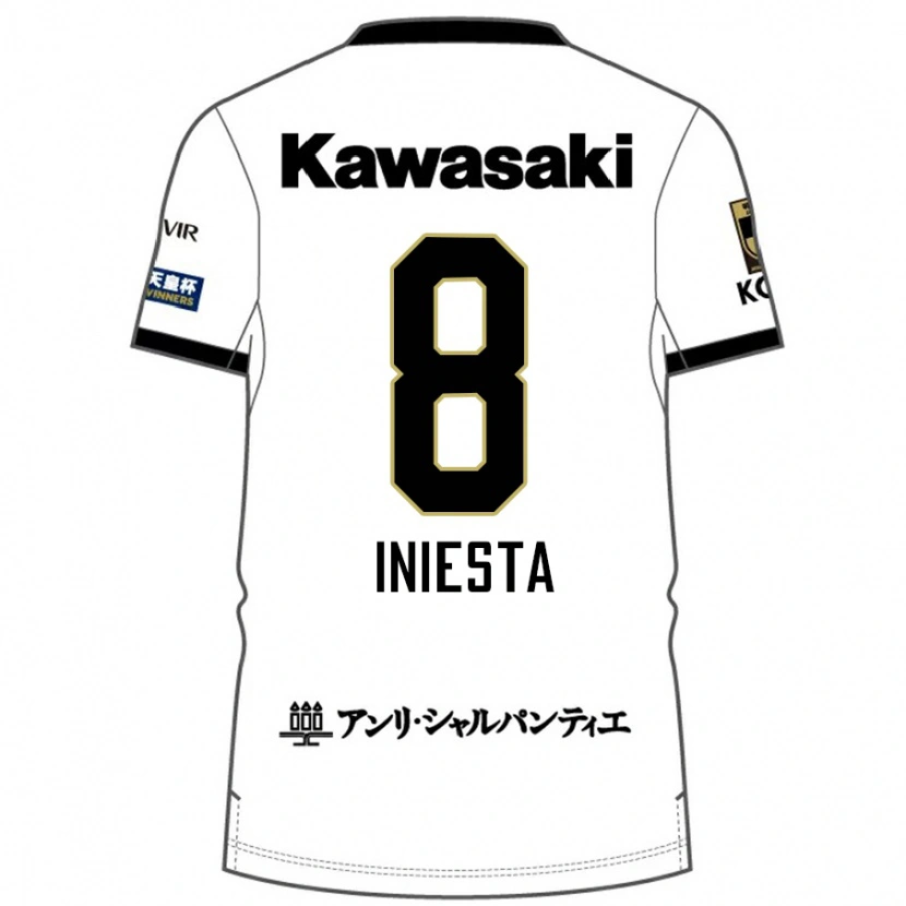 Danxen Dětské Andres Iniesta #8 Burgundská Černá Daleko Hráčské Dresy 2025/26 Dres