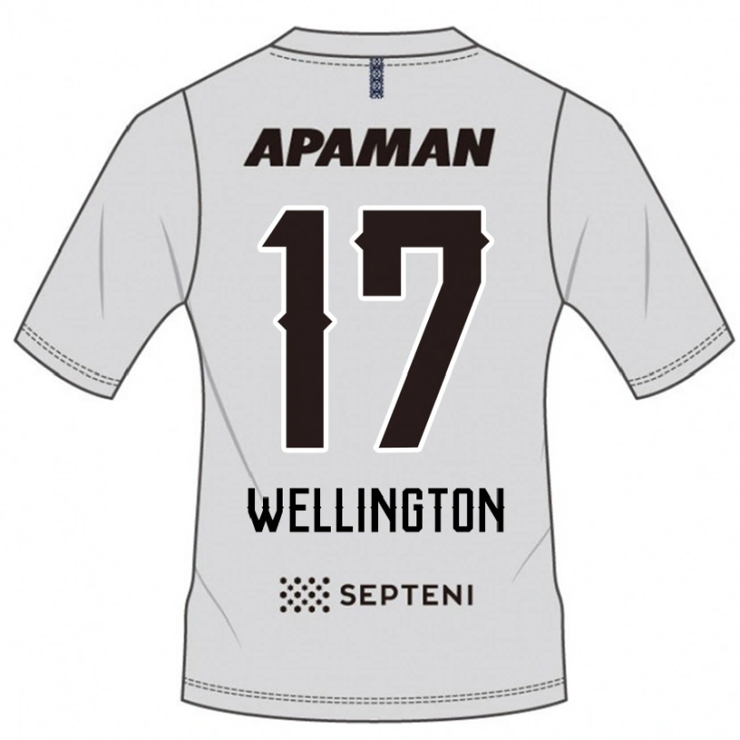 Danxen Dětské Wellington #17 Světle Šedá Daleko Hráčské Dresy 2025/26 Dres