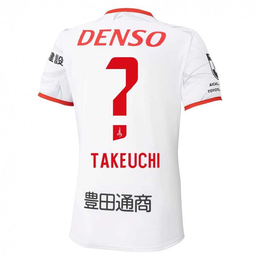 Danxen Dětské Yuzo Takeuchi #0 Červená Žlutá Daleko Hráčské Dresy 2025/26 Dres