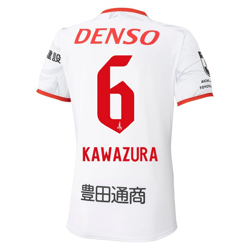 Danxen Dětské Akinari Kawazura #6 Červená Žlutá Daleko Hráčské Dresy 2025/26 Dres