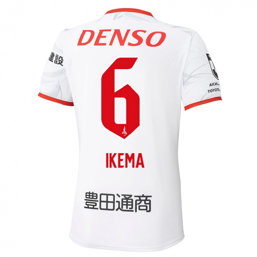 Danxen Dětské Kano Ikema #6 Červená Žlutá Daleko Hráčské Dresy 2025/26 Dres