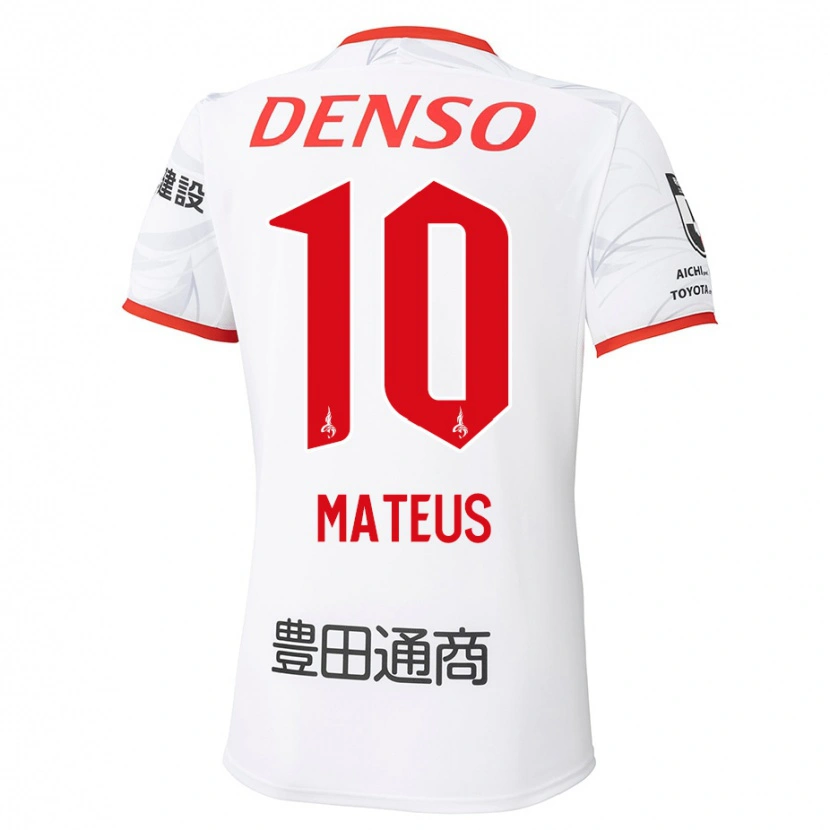 Danxen Dětské Mateus #10 Červená Žlutá Daleko Hráčské Dresy 2025/26 Dres