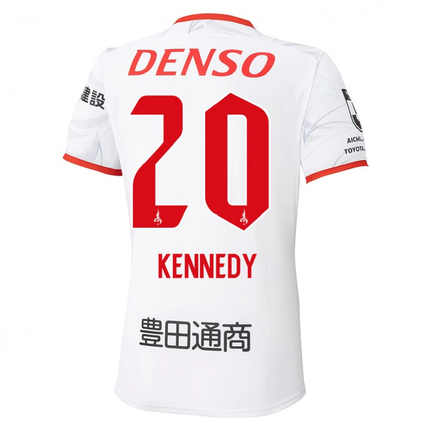 Danxen Dětské Kennedy Egbus Mikuni #20 Červená Žlutá Daleko Hráčské Dresy 2025/26 Dres