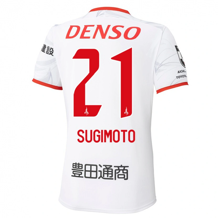 Danxen Dětské Daichi Sugimoto #21 Červená Žlutá Daleko Hráčské Dresy 2025/26 Dres
