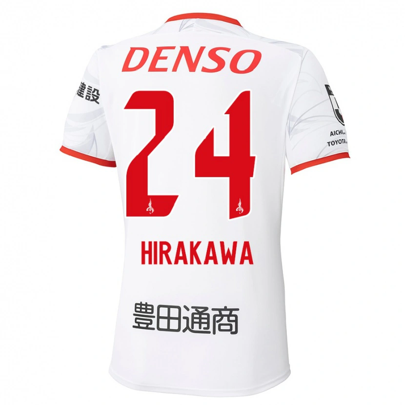 Danxen Dětské Haruto Hirakawa #24 Červená Žlutá Daleko Hráčské Dresy 2025/26 Dres