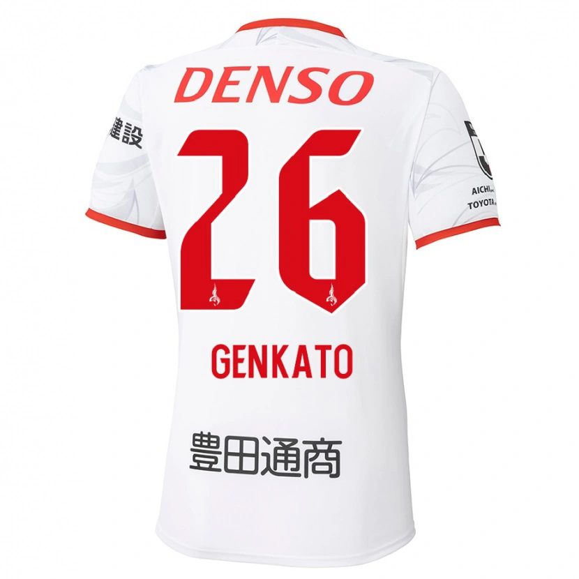 Danxen Dětské Gen Kato #26 Červená Žlutá Daleko Hráčské Dresy 2025/26 Dres
