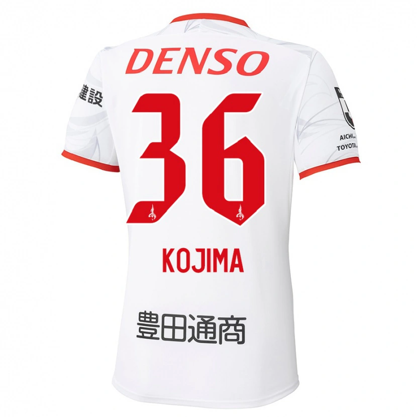 Danxen Dětské Aoto Kojima #36 Červená Žlutá Daleko Hráčské Dresy 2025/26 Dres