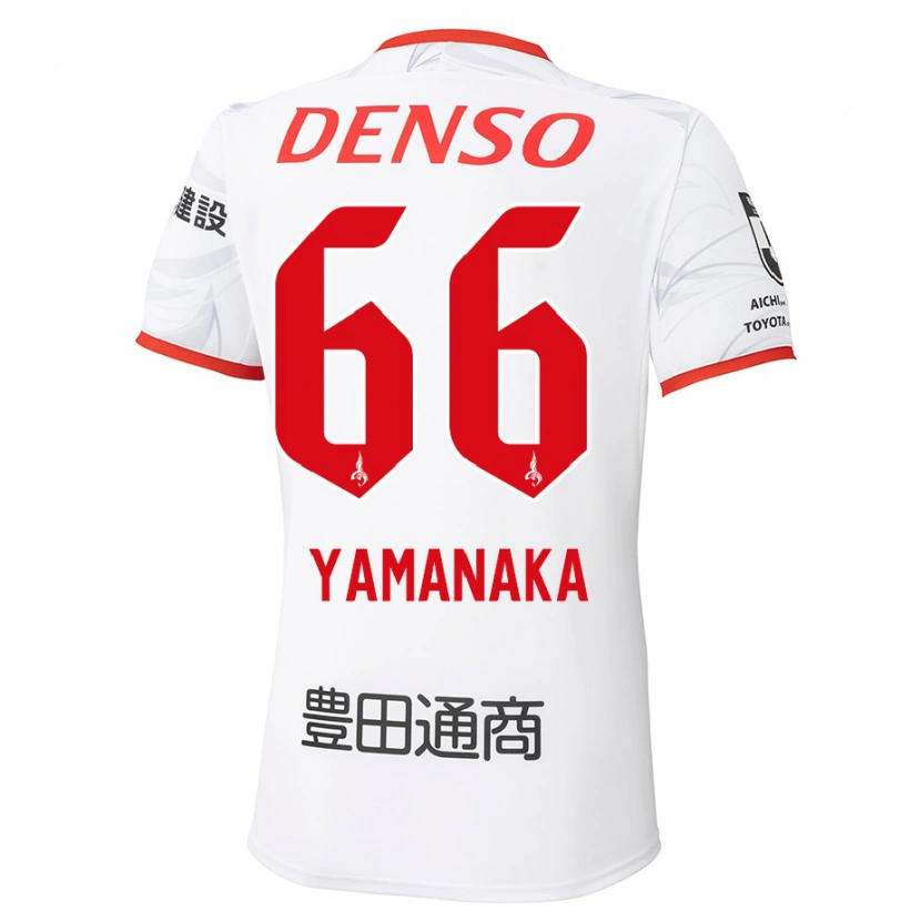 Danxen Dětské Ryosuke Yamanaka #66 Červená Žlutá Daleko Hráčské Dresy 2025/26 Dres