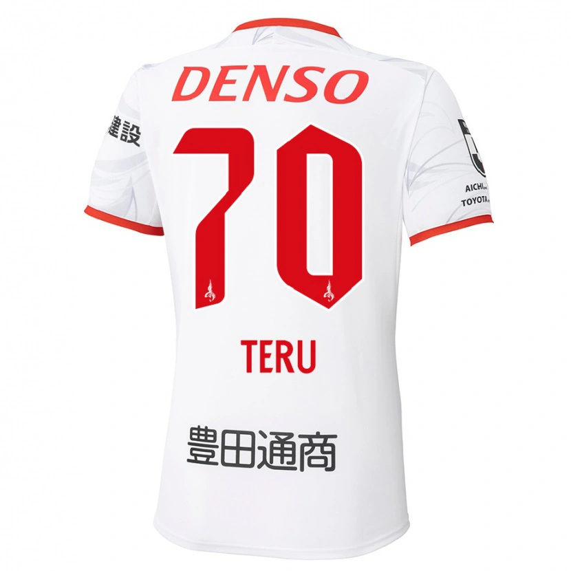 Danxen Dětské Teruki Hara #70 Červená Žlutá Daleko Hráčské Dresy 2025/26 Dres