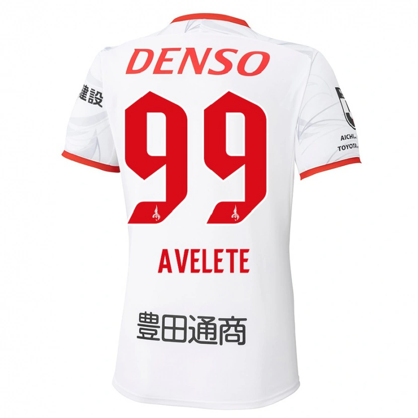 Danxen Dětské Yves Avelete #99 Červená Žlutá Daleko Hráčské Dresy 2025/26 Dres