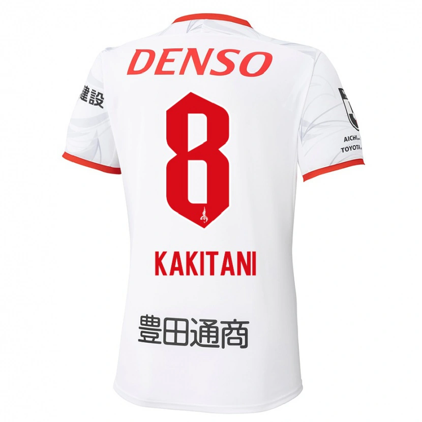 Danxen Dětské Yoichiro Kakitani #8 Červená Žlutá Daleko Hráčské Dresy 2025/26 Dres