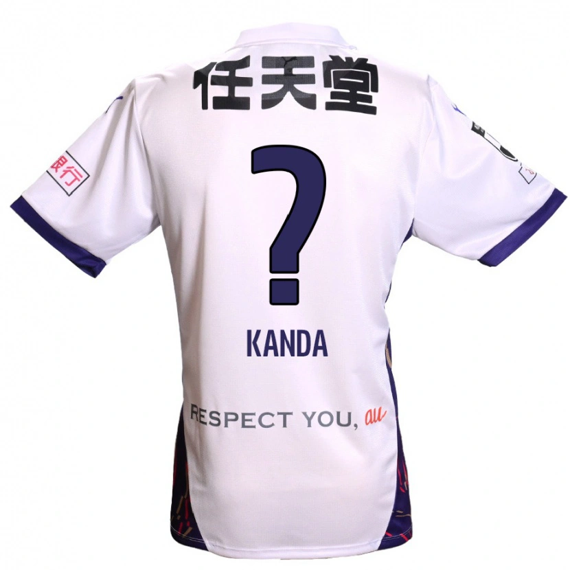 Danxen Dětské Kotaro Kanda #0 Fialová Bílá Černá Daleko Hráčské Dresy 2025/26 Dres