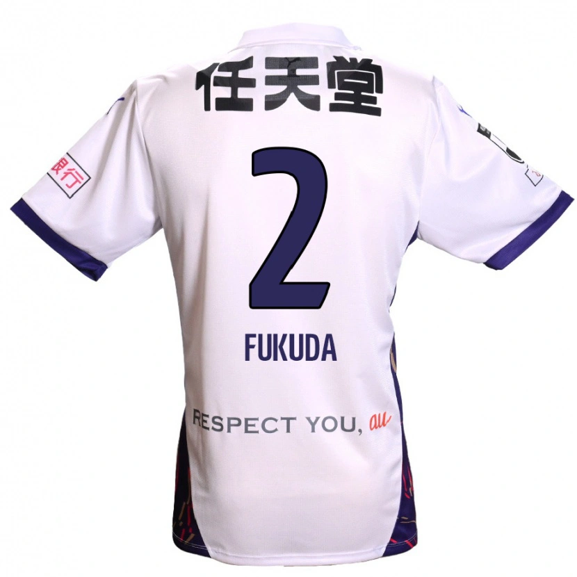 Danxen Dětské Shinnosuke Fukuda #2 Fialová Bílá Černá Daleko Hráčské Dresy 2025/26 Dres