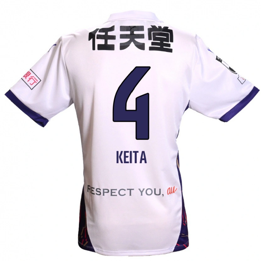Danxen Dětské Keita Matsuda #4 Fialová Bílá Černá Daleko Hráčské Dresy 2025/26 Dres
