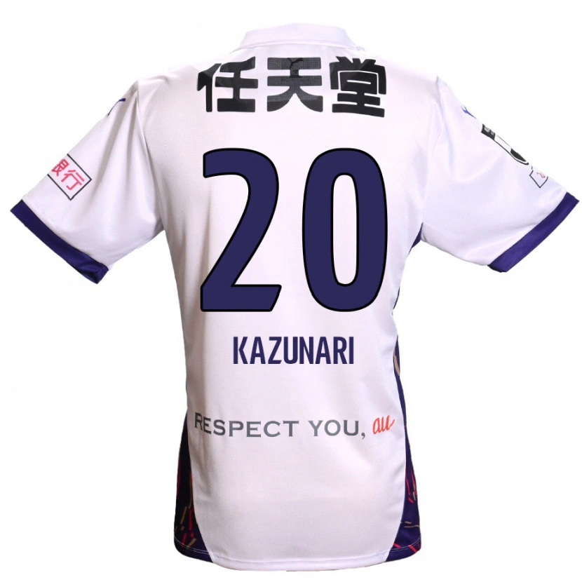 Danxen Dětské Kazunari Kita #20 Fialová Bílá Černá Daleko Hráčské Dresy 2025/26 Dres