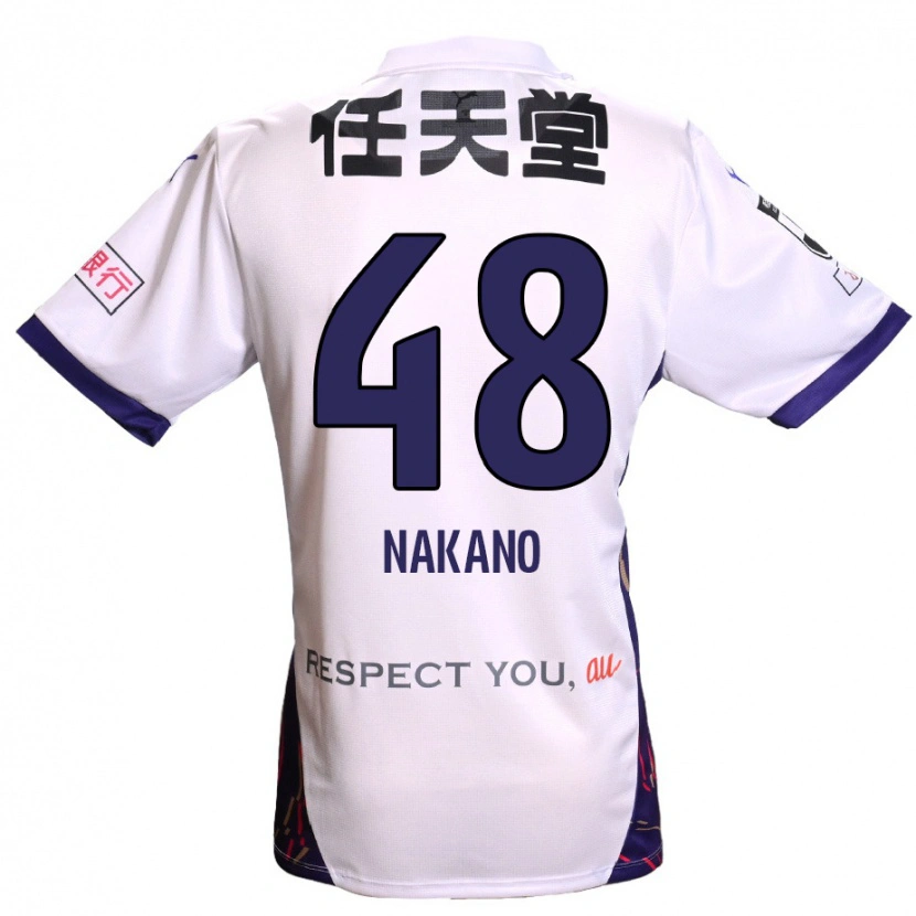 Danxen Dětské Ryuma Nakano #48 Fialová Bílá Černá Daleko Hráčské Dresy 2025/26 Dres