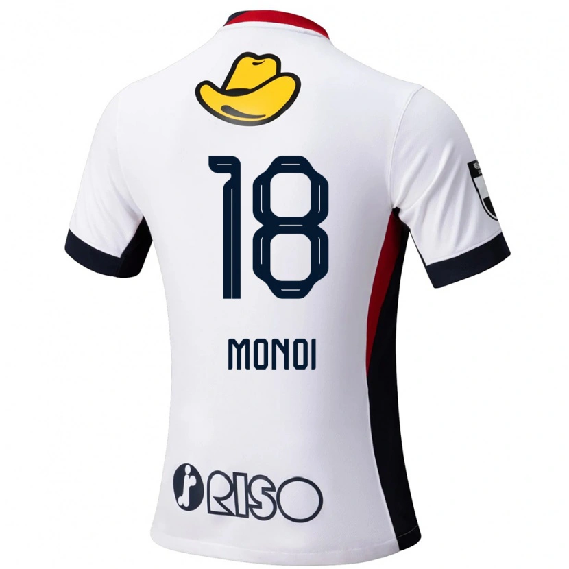 Danxen Dětské Jigen Monoi #18 Červená Černá Daleko Hráčské Dresy 2025/26 Dres