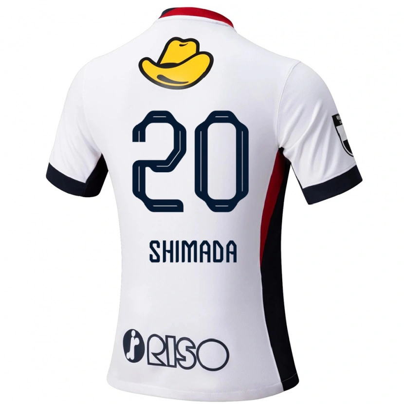 Danxen Dětské Victor Shimada #20 Červená Černá Daleko Hráčské Dresy 2025/26 Dres