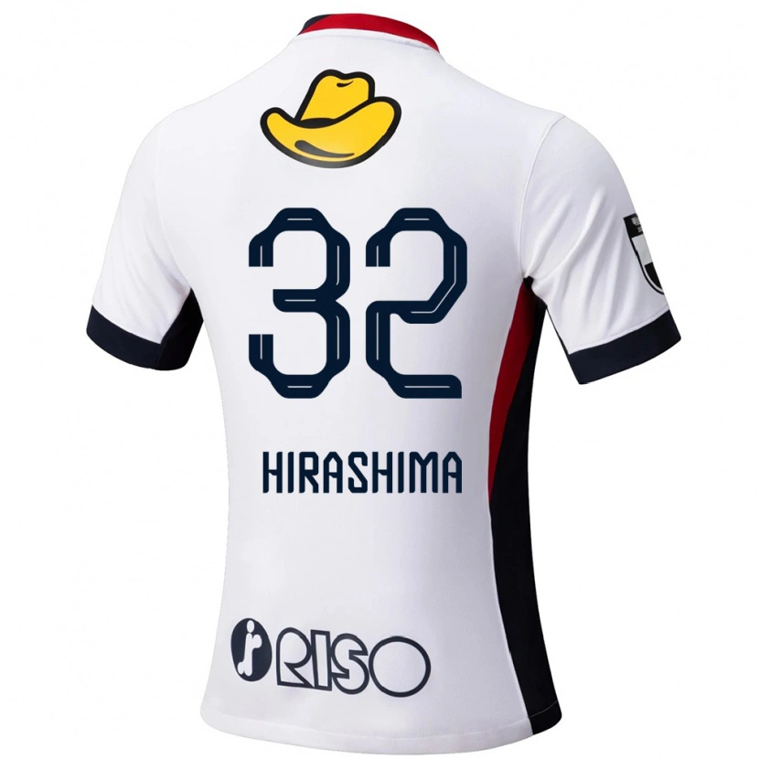 Danxen Dětské Daigo Hirashima #32 Červená Černá Daleko Hráčské Dresy 2025/26 Dres