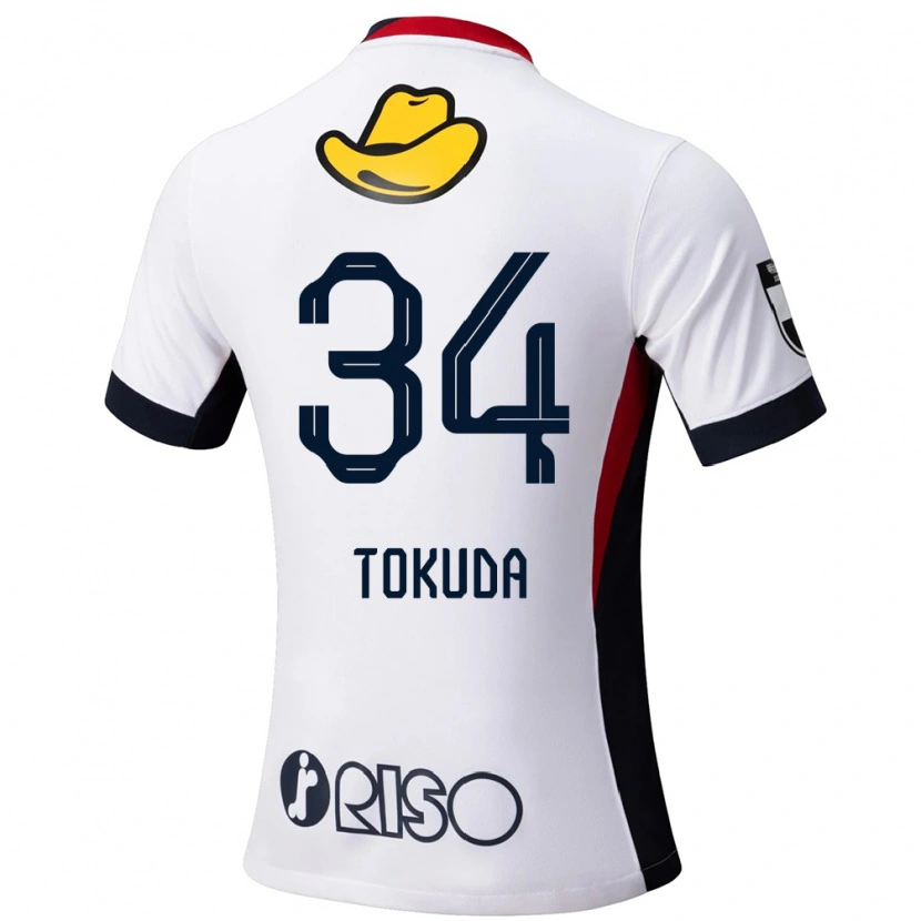 Danxen Dětské Homare Tokuda #34 Červená Černá Daleko Hráčské Dresy 2025/26 Dres
