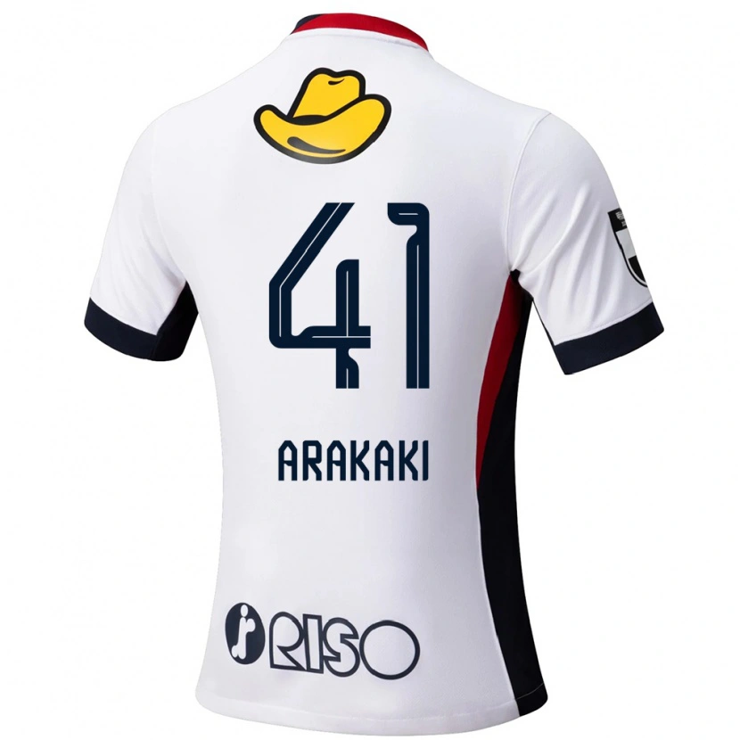 Danxen Dětské Yota Arakaki #41 Červená Černá Daleko Hráčské Dresy 2025/26 Dres