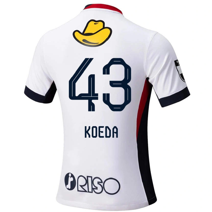 Danxen Dětské Gemma Koeda #43 Červená Černá Daleko Hráčské Dresy 2025/26 Dres