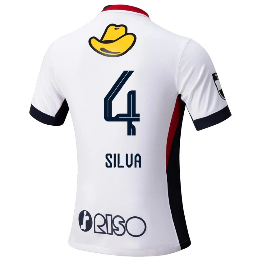 Danxen Dětské Leo Silva #4 Červená Černá Daleko Hráčské Dresy 2025/26 Dres